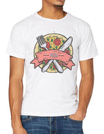 T-shirt Blanc "Pizza Sauce Dallas" 🍕 - Frenchcool