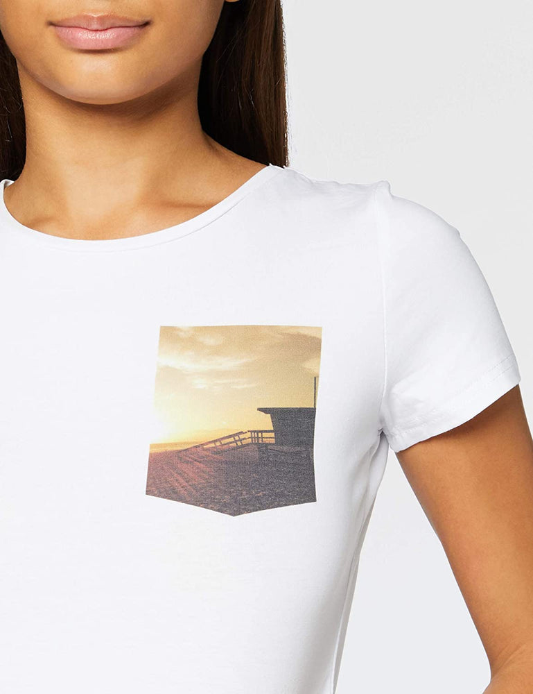 T-shirt Blanc "LA dans le coeur" - Frenchcool