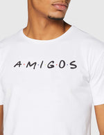 T-shirt Blanc "Amigos" - Frenchcool