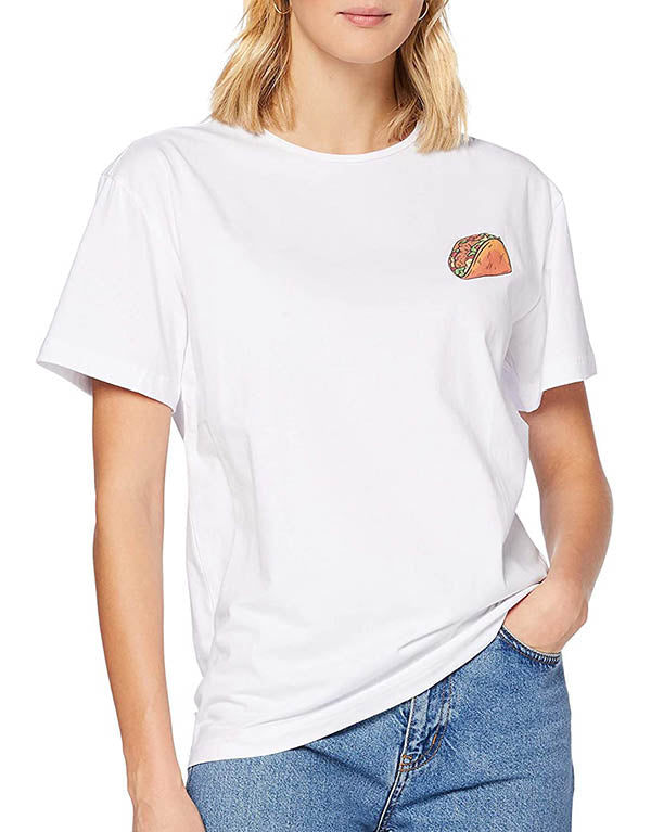 T-shirt Blanc "Tacos" - Frenchcool