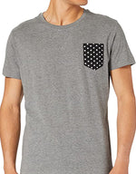 T-shirt à poche Rond Blanc
