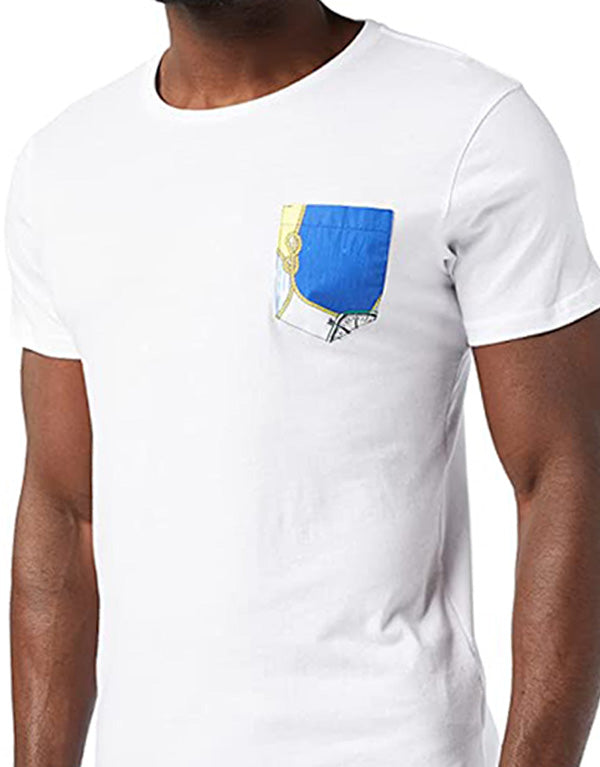 T-shirt à poche "Frente del mar"