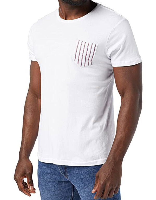 T-shirt Blanc à poche De Puta Francés