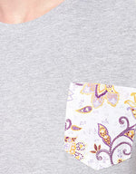 T-shirt à poche Feuille de Lierre