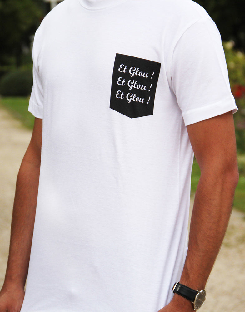 T-shirt Blanc "Et Glou X3" 🍺 - Frenchcool