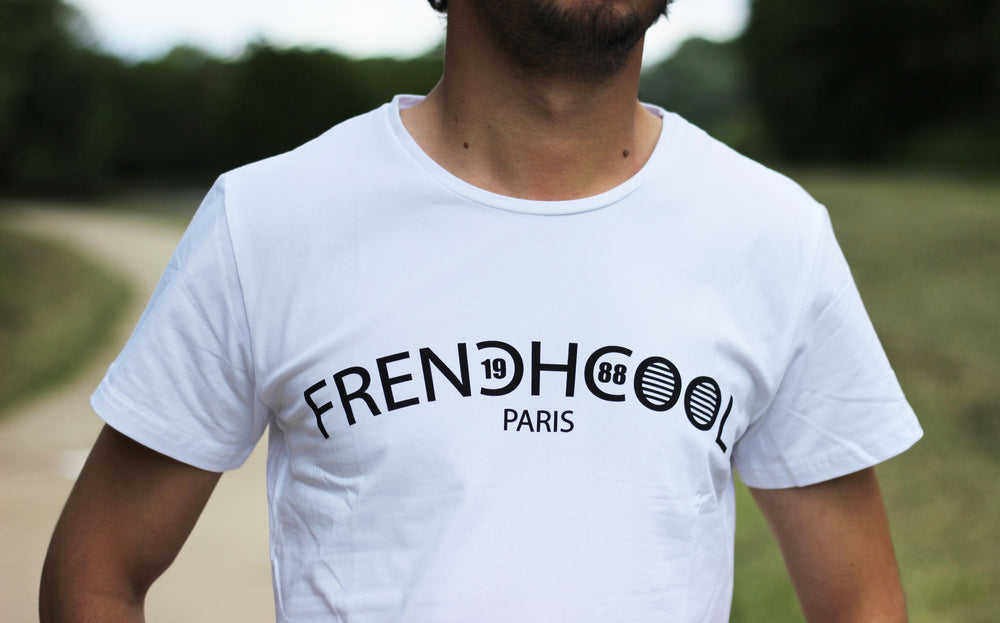 T-shirt Blanc "Frenchcool Paris" - Frenchcool